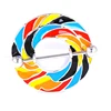 Colorful Loop Shaped Surgical Steel Barbell Nipple Piercing Ring