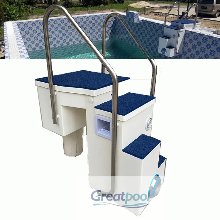High Quality Integrative Swimming Pool Filter For Ladder/Led Light /Water Treatment Above Ground Pool