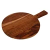 Top Selling Custom Round Wooden Pizza Serving Plates