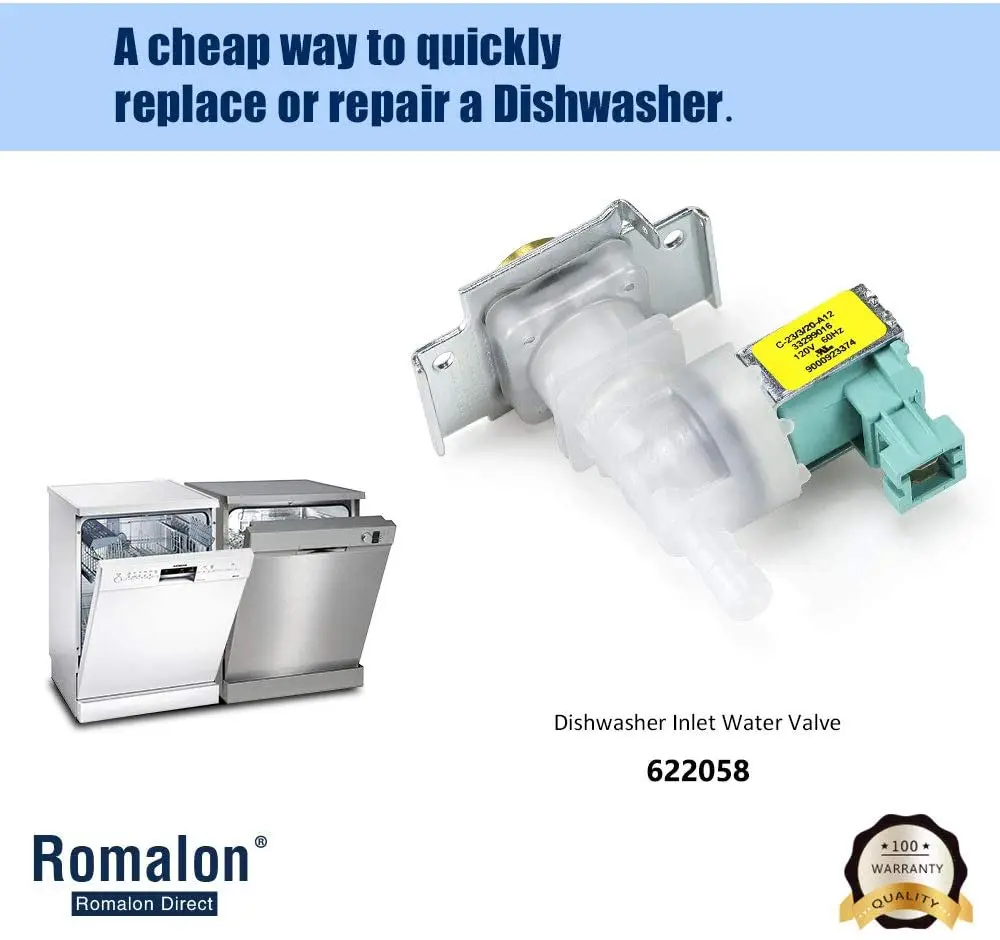 622058 Dishwasher Inlet Water Valve Compatible With Bosch Dishwasher