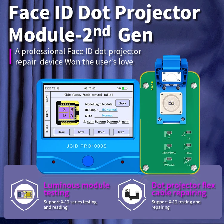 Nueva Venta Caliente Jc F2 2nd Gen Matriz De Modulo Para X 11pro Max Ipad A12x Buy Verde F2 Matriz De Modulo Para X 11pro Max Ipad A12x Nand Programador P7pro Nand