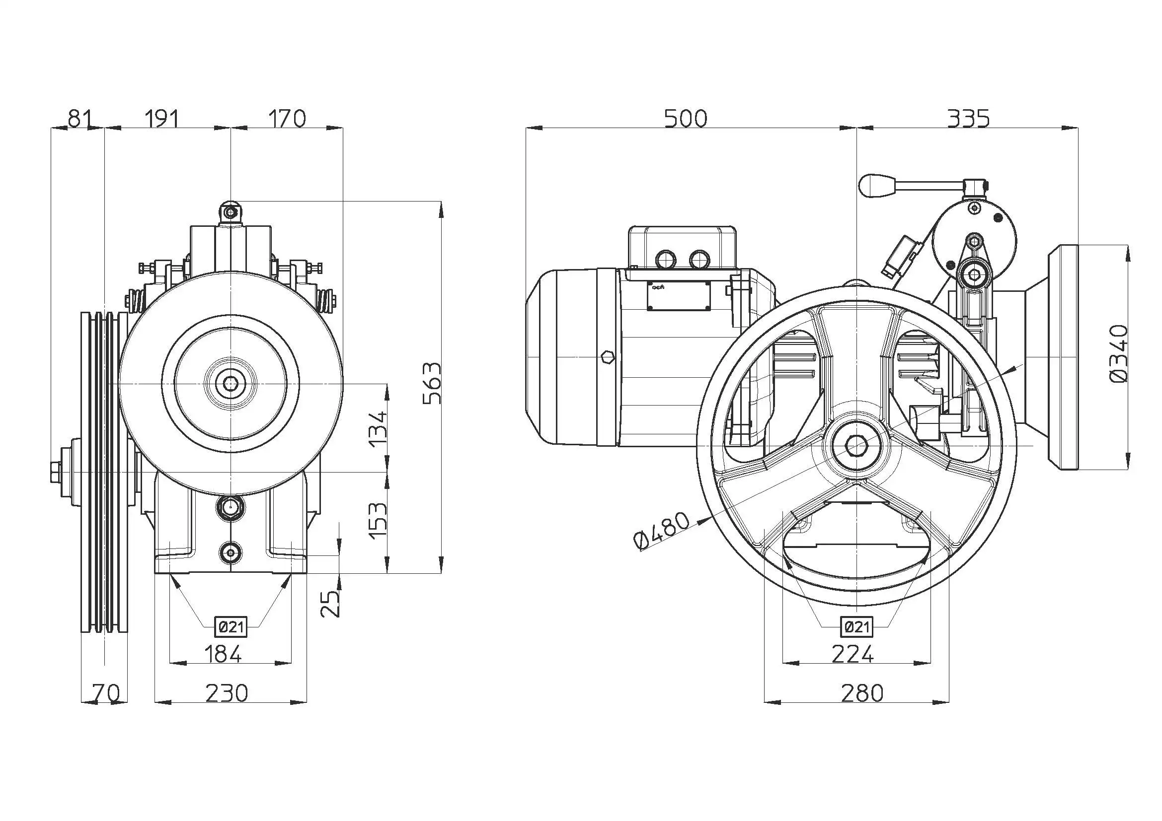 Hw134 Best Quality Electric Motor Gearbox For Elevators Made In Italy