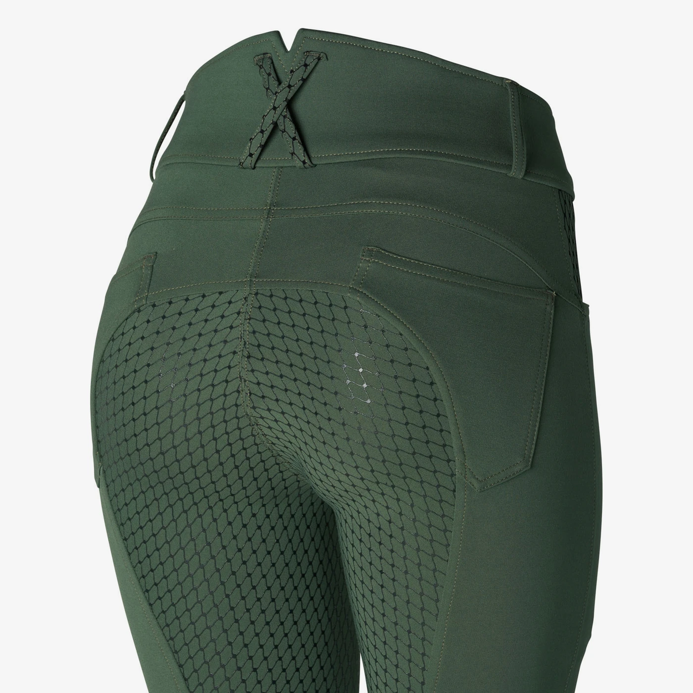 Women's Horse Riding Breeches With Phone Pocket | Full Seat Silicone Grip Leggings | Bow & Arrow