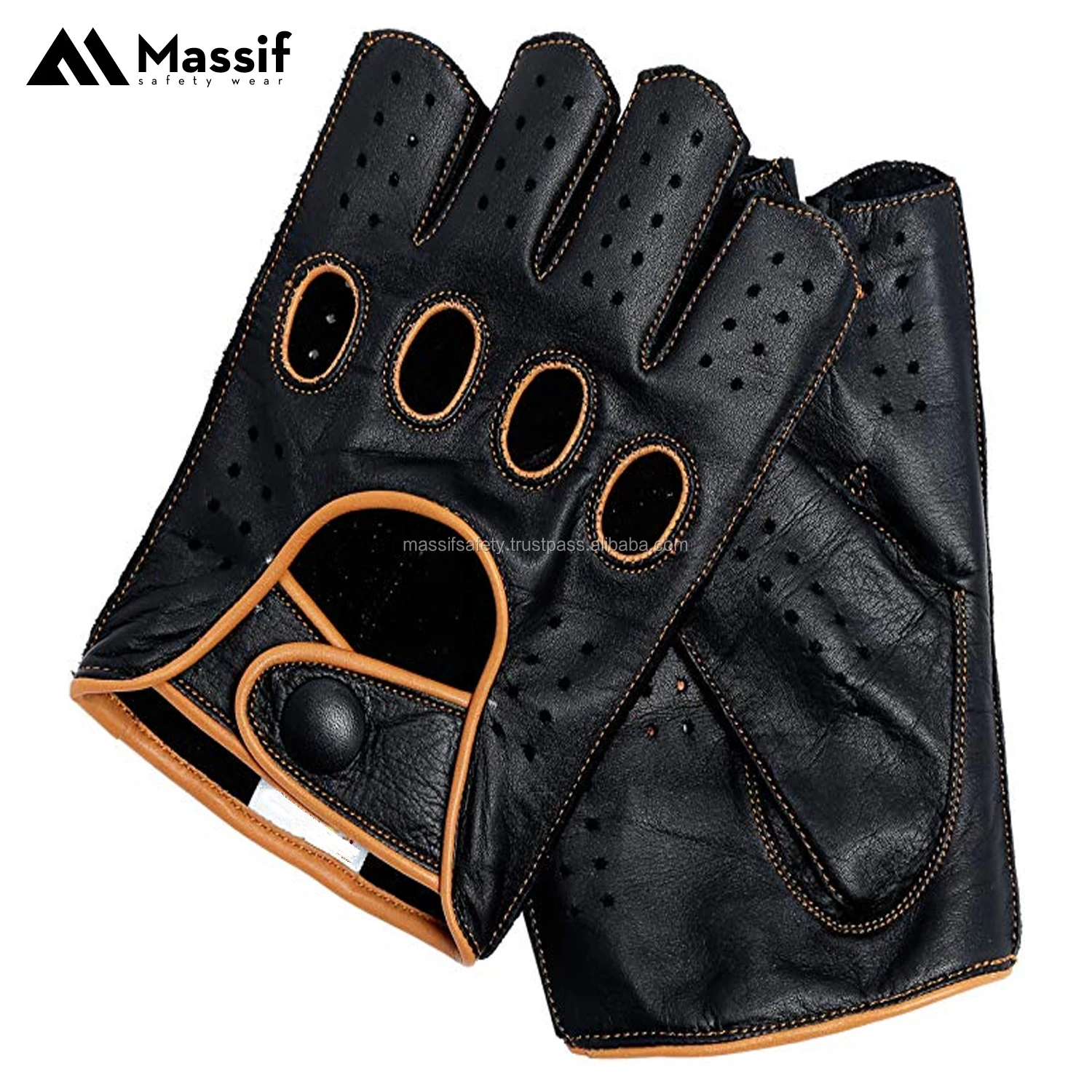 mens leather driving gloves