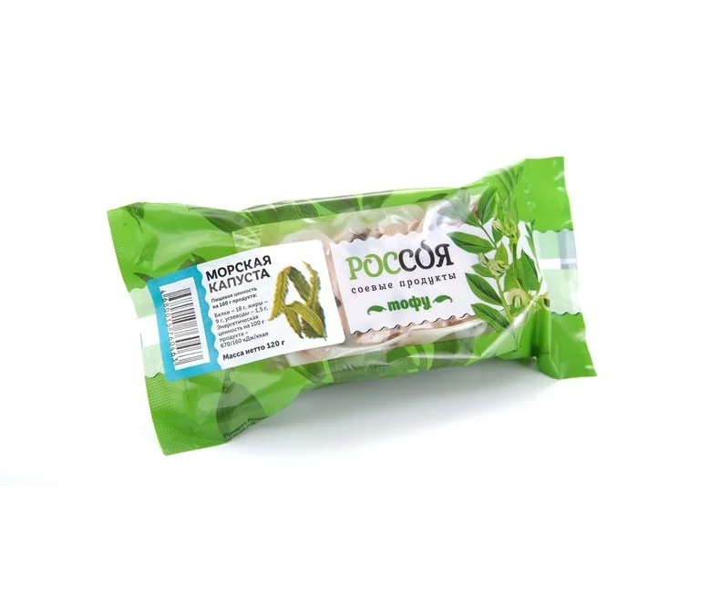 
120 g Russian Vegan Natural Extra Firm Sea Cabbage Tofu 