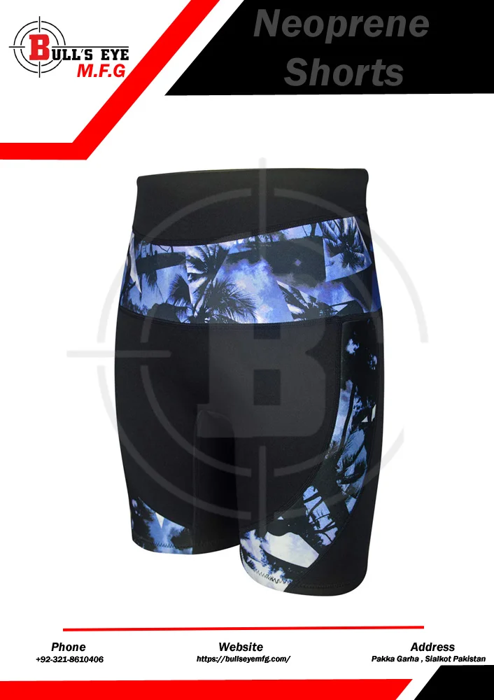 Water Shorts 1.5mm Neoprene Men Wetsuit Dive Shorts For Surf Fish Dive