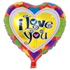 hot sale i love you heart foil mylar valentines day balloons for celebration