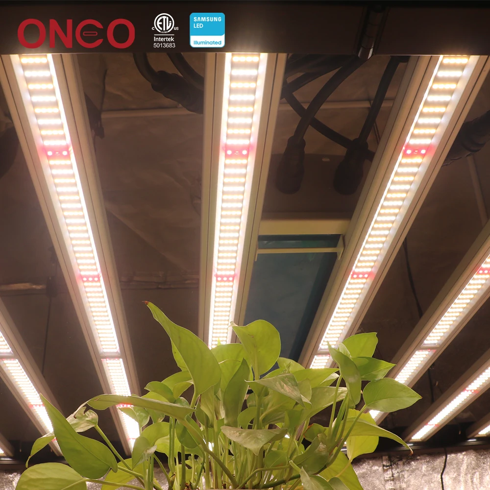 Custom Made Sun Spectrum 1000W Samsung Horticulture Linear Led Growth Lighting Bars Foldable Led Grow Light