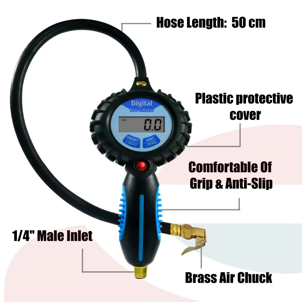 Portable Electric Inflating High Performance Auto Digital Tire Inflator 