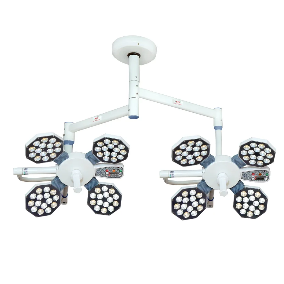 100%  SHADOWLESS LED operating light   ;double dome ceiling type  ;Surgical lamp