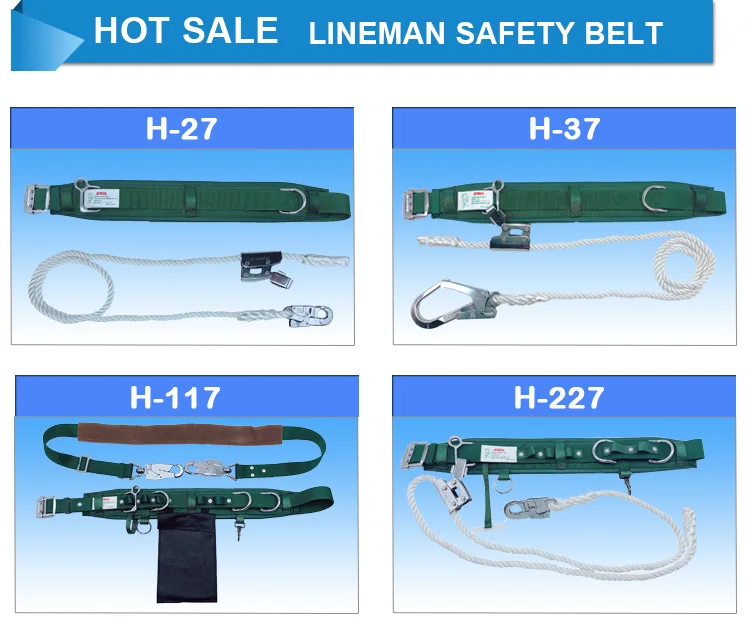 Taiwan Adela lineman construction safety belt