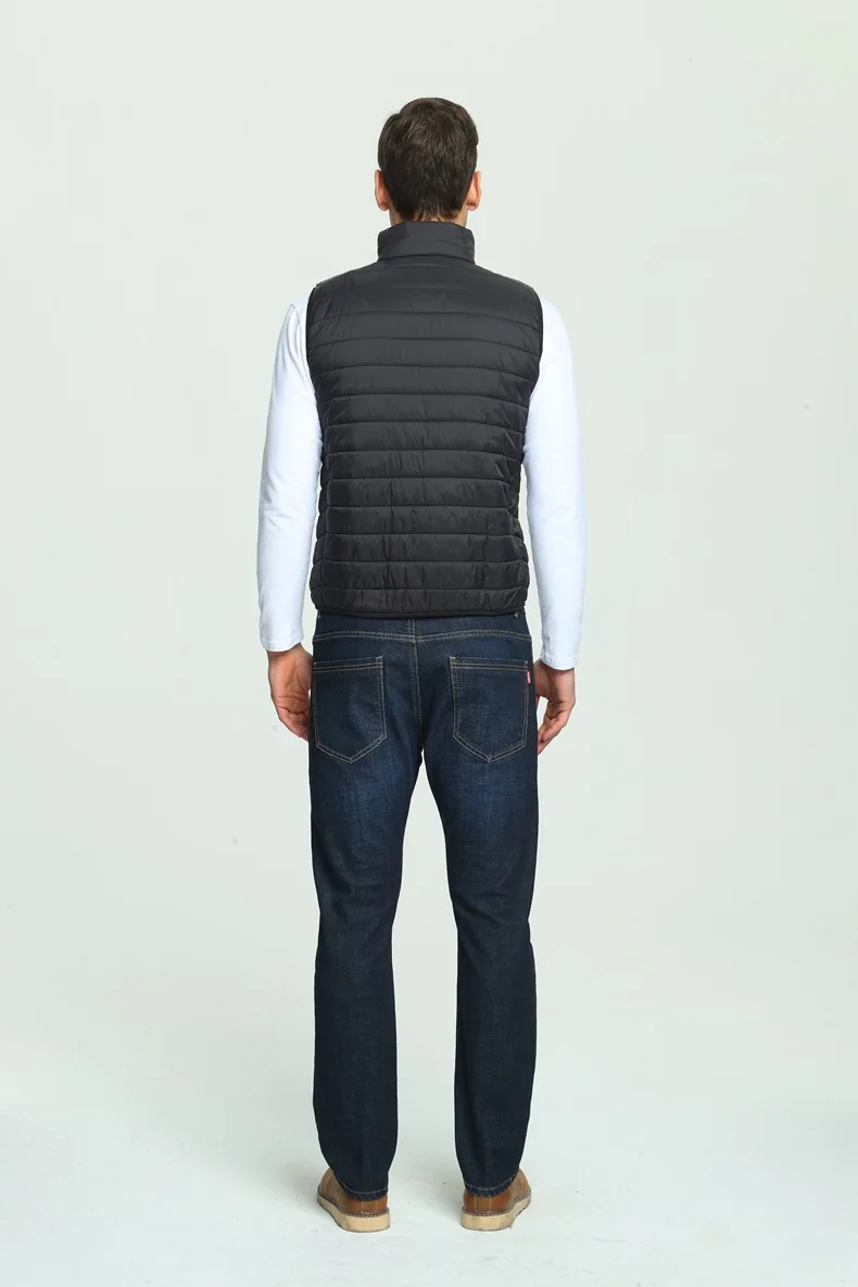 Wholesale 2019 Winter vest Rechargeable Battery Heated Mens Vest warming heated vest