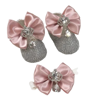 blush baby shoes