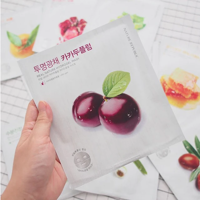 Nature Republic Real Nature Hydrogel Sheet Mask Private Label Oem Odm Skincare Korean Cosmetics Wholesale Skin Care Face Facial Buy Facial Mask Sheet Mask Private Label Product On Alibaba Com