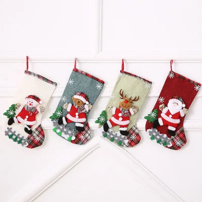 2019 Hot Koop Factory Prijs Custom Kerst Kous Gepersonaliseerde grootste Gifts Kerstman snoep Kerst Decoratie