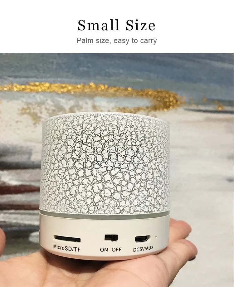 2020 Factory price Original Mini bass outdoor with bluetooth speaker dj box wireless led light smart - ANKUX.COM