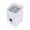 DMX IR Control WiFi Remote Wireless Battery Operated LED Mini PAR Lights 6X18W RGBWA UV 6in1 Wireless Uplight