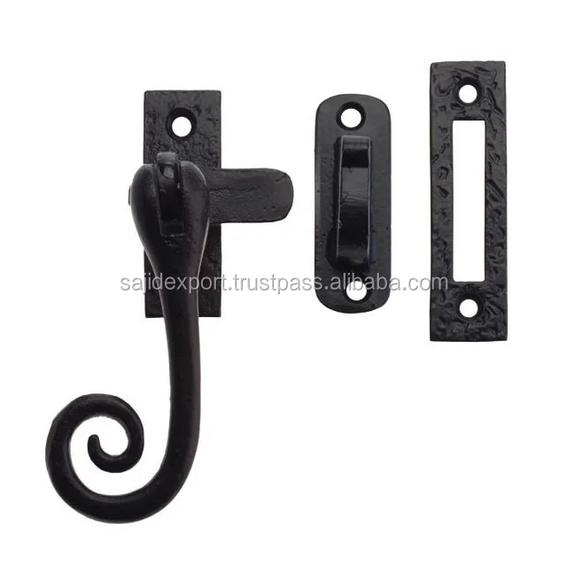 Black Antique Sash Window Casement Stay Pear 250mm Brass Window Stay