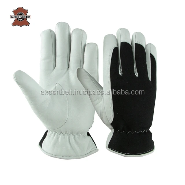 lorry drivers leather work gloves