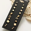 Fashion 9 Pair Sets Assorted Multiple Stud Earrings Jewelry Set With Card For Women And Girls