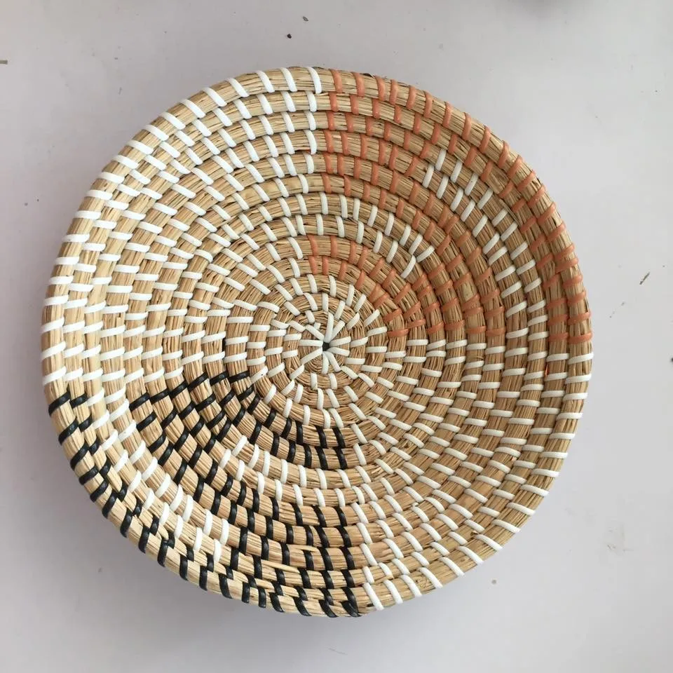 Seagrass Woven Wall Plate Set