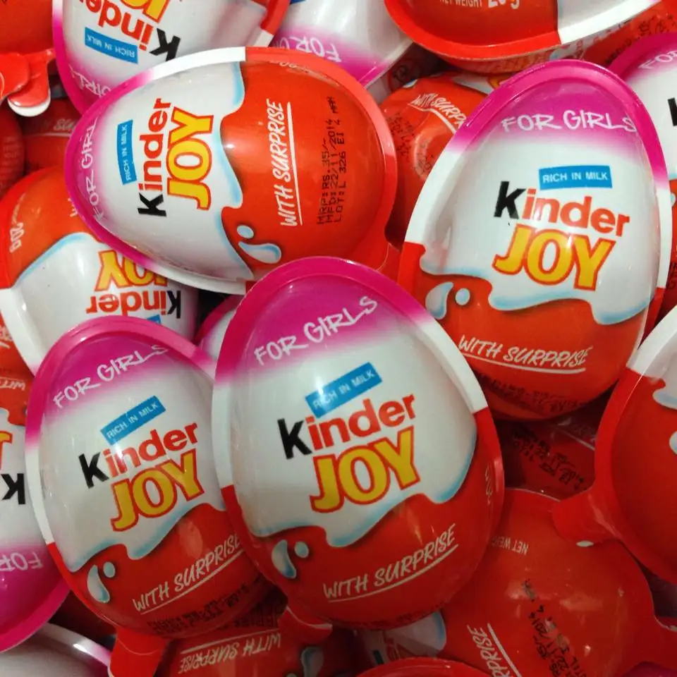 surprise kinder joy/ egg joy / kinder bueno available