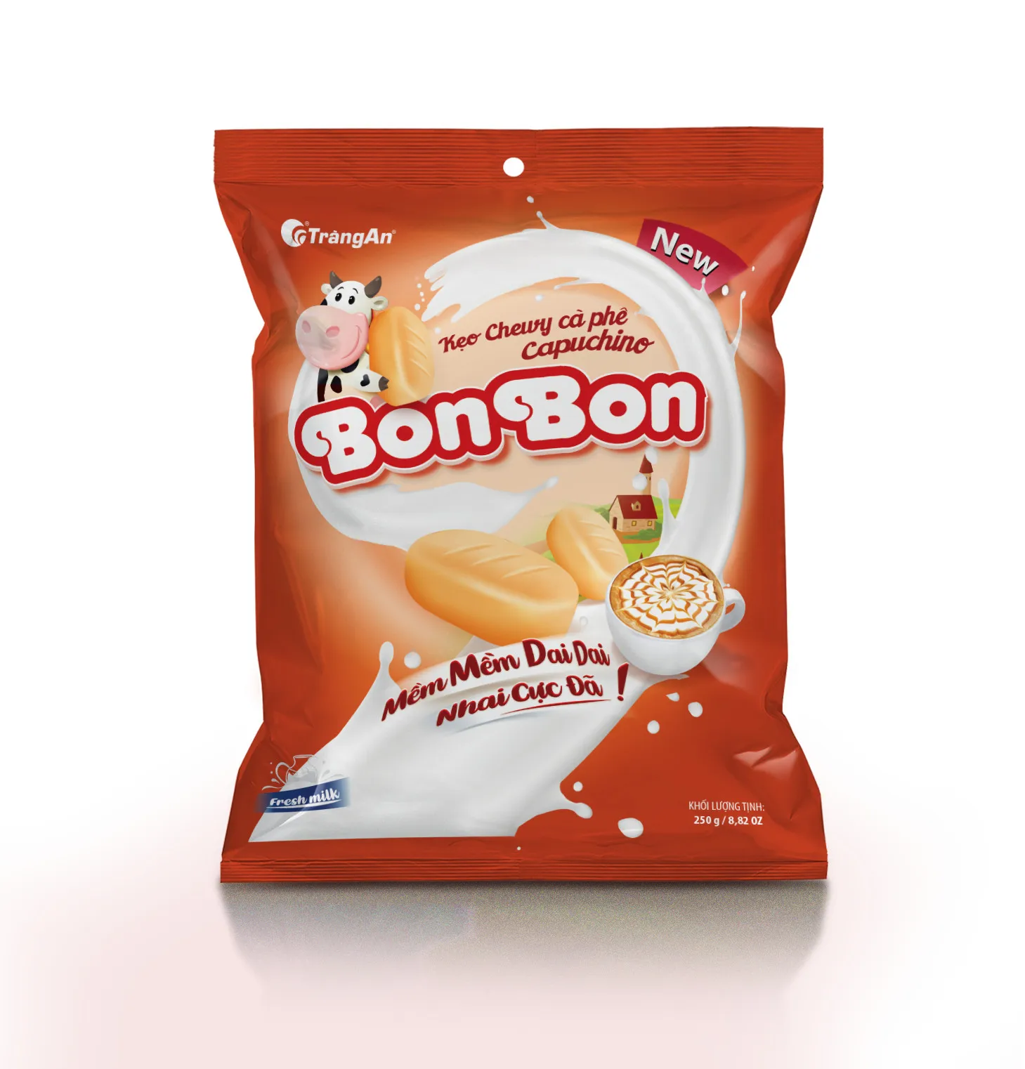 cappuccino coffee chewy candy vietnam sweet bonbon sugar maltose