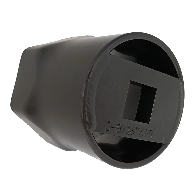 HARFINGTON Spindle Nut Socket – 80mm 6-Point Wheel Bearing Locknut Socket, Carbon Steel, Galvanized Finish