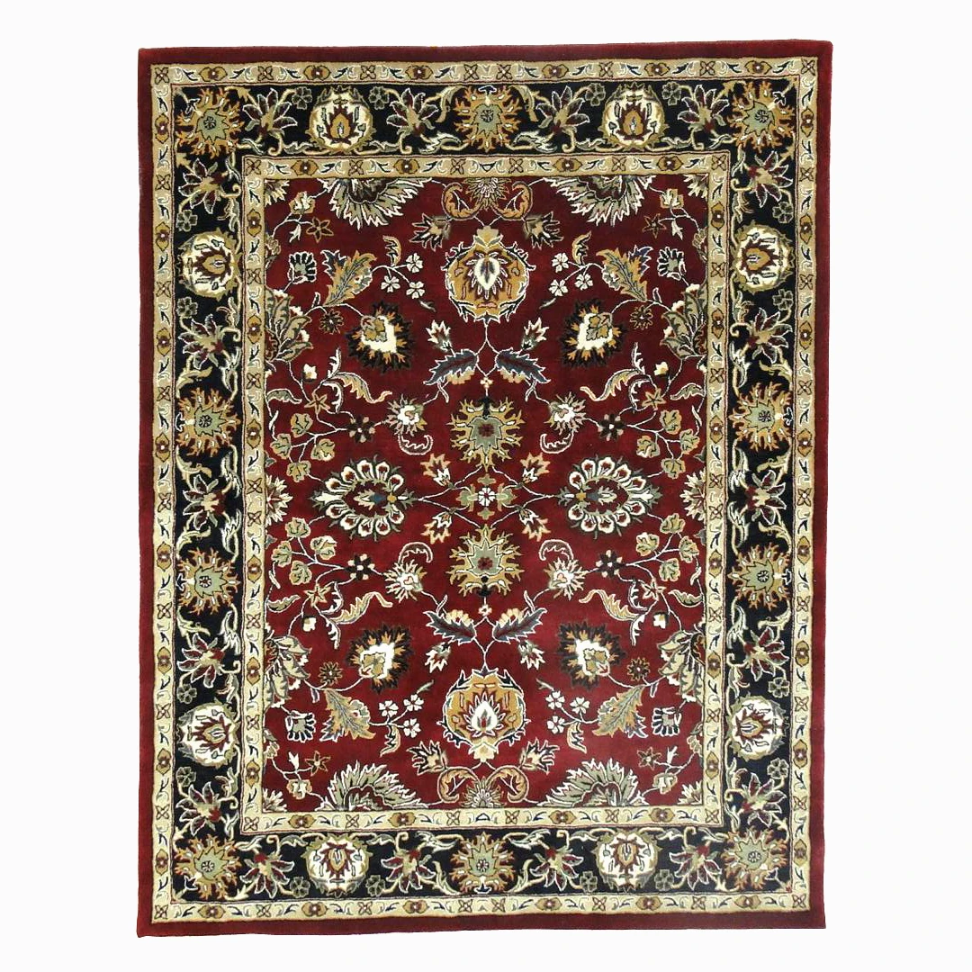 Indian Traditional Tufted Persian Design Rug And Home Interior Carpet