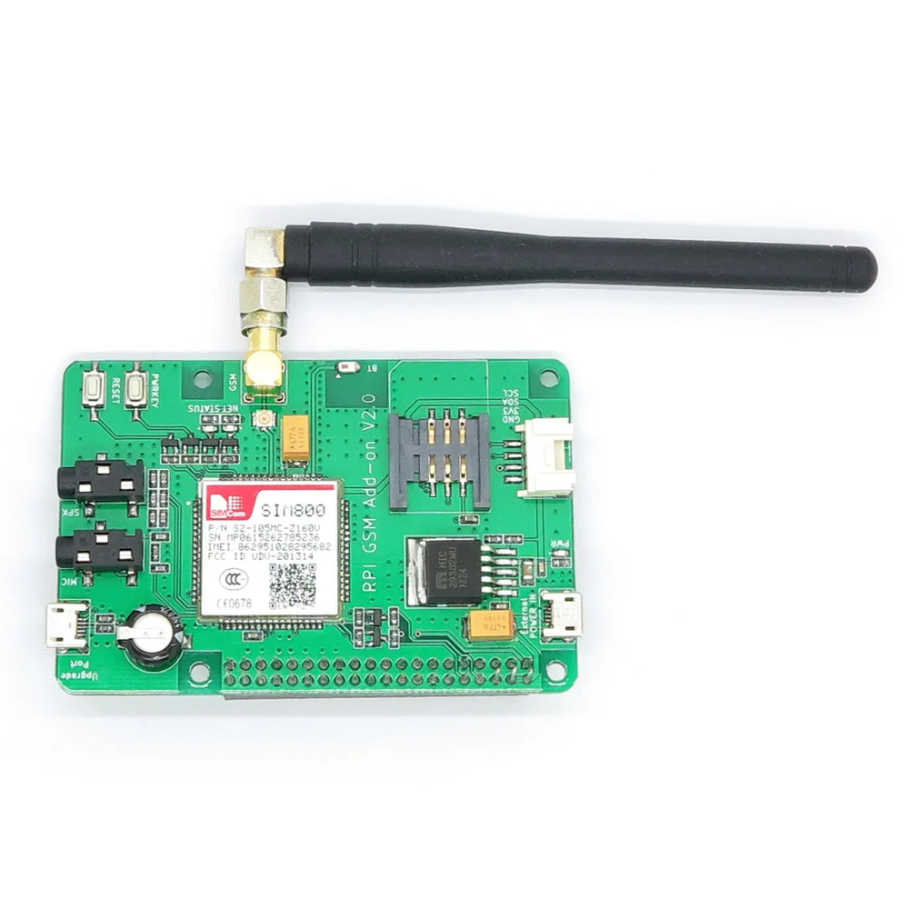 SIMCOM Module with GSM/GPRS SMS Function for Raspberry PI 2 image.