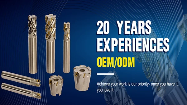 face helical indexable milling cutter carbide end mill insert