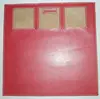 Wholesale High Quality Factory Custom Office Desk PU Leather Mouse Pad with Photo window
