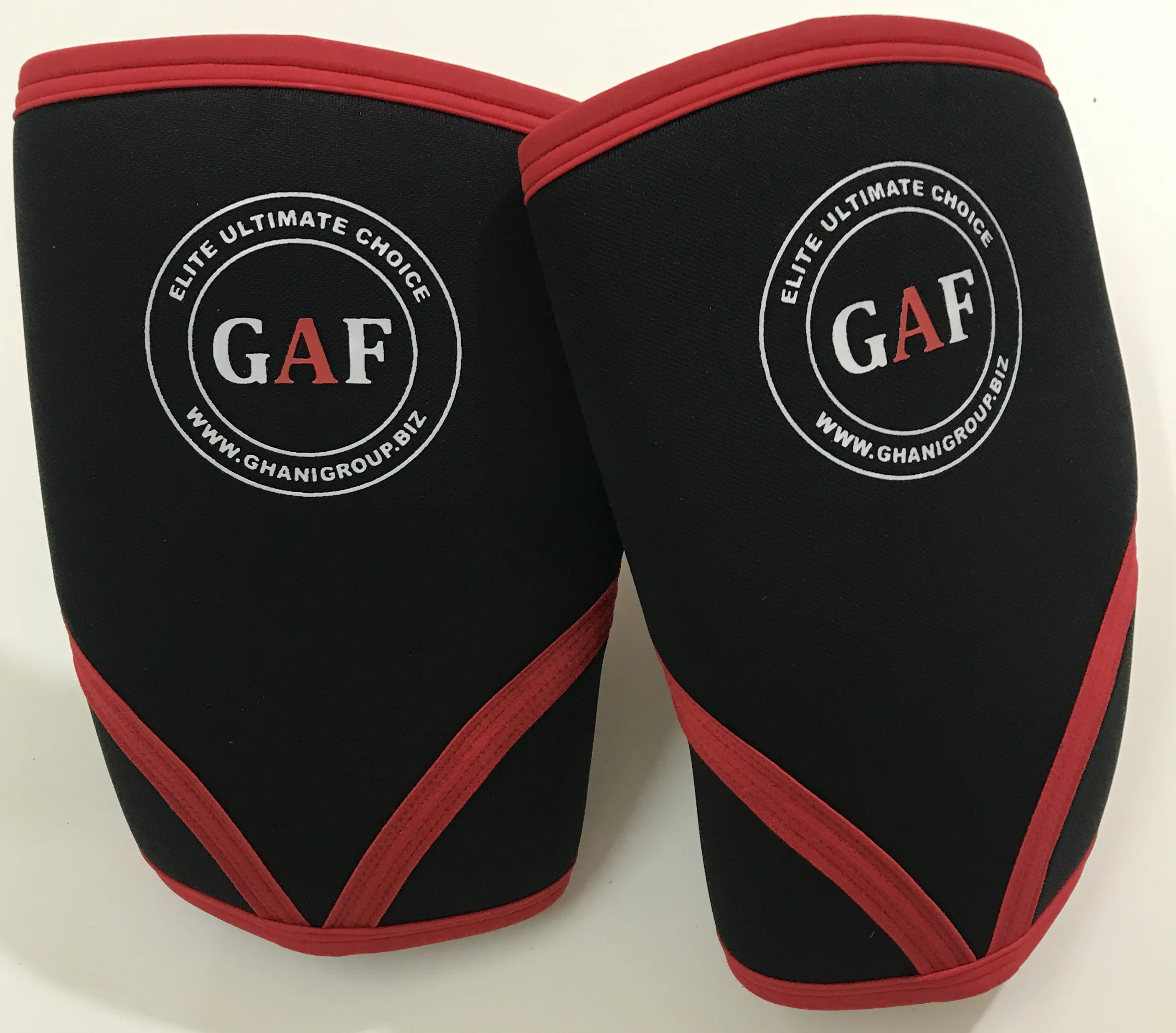 Gaf Custom Neoprene Gym Squat Powerlifting Weightlifting Compression 5mm 7mm Knee Support Sleeve 2360