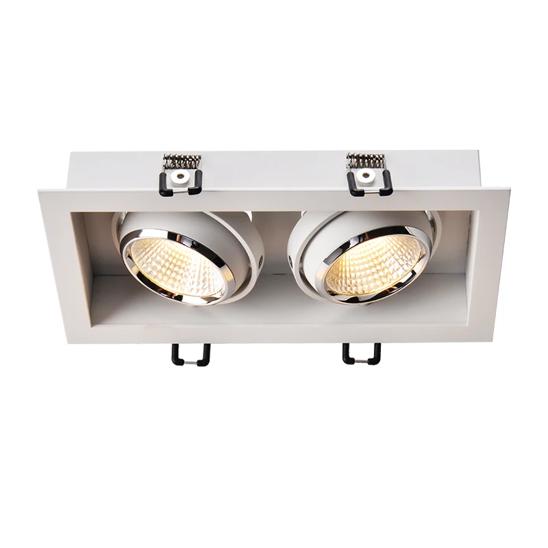 led Downlights 36w dimmable recessed multiple adjustable square led downlight