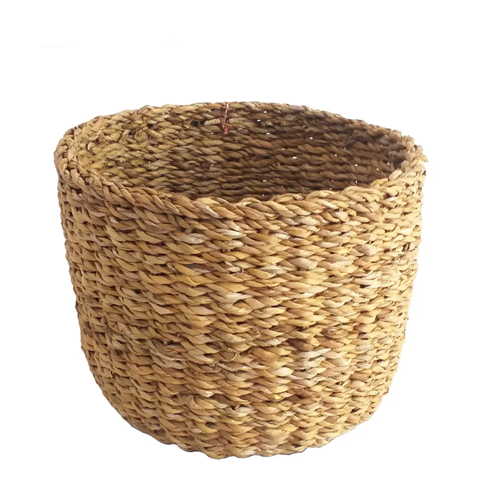 Eco Friendly Products Natural Jute Flower Pots Planter Basket Oem