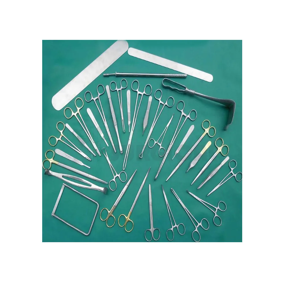 Набор хирургических инструментов для лапаротомии