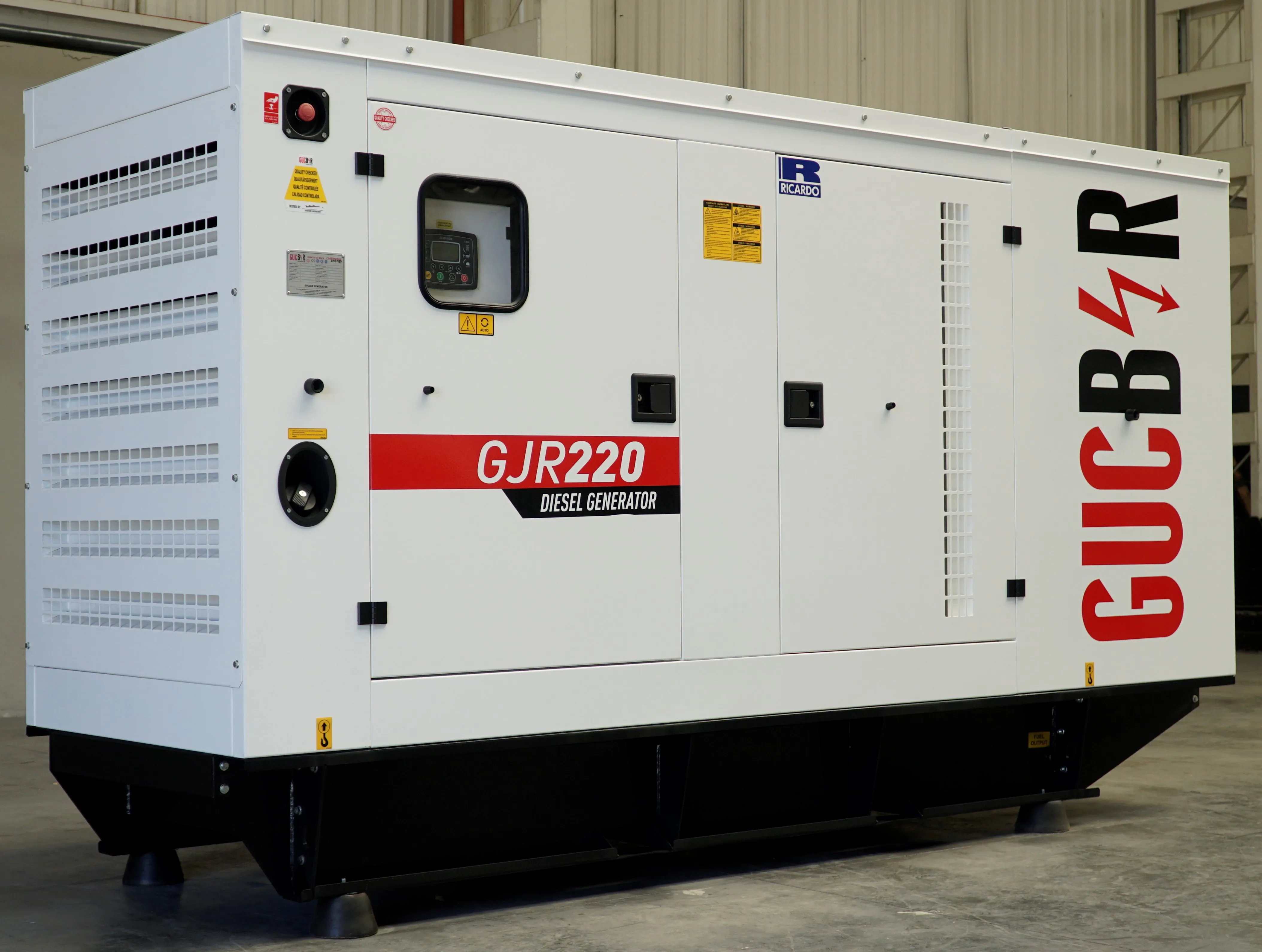 220 Kva Diesel Genset Diesel Generator Alternator Ats Cb Canopy