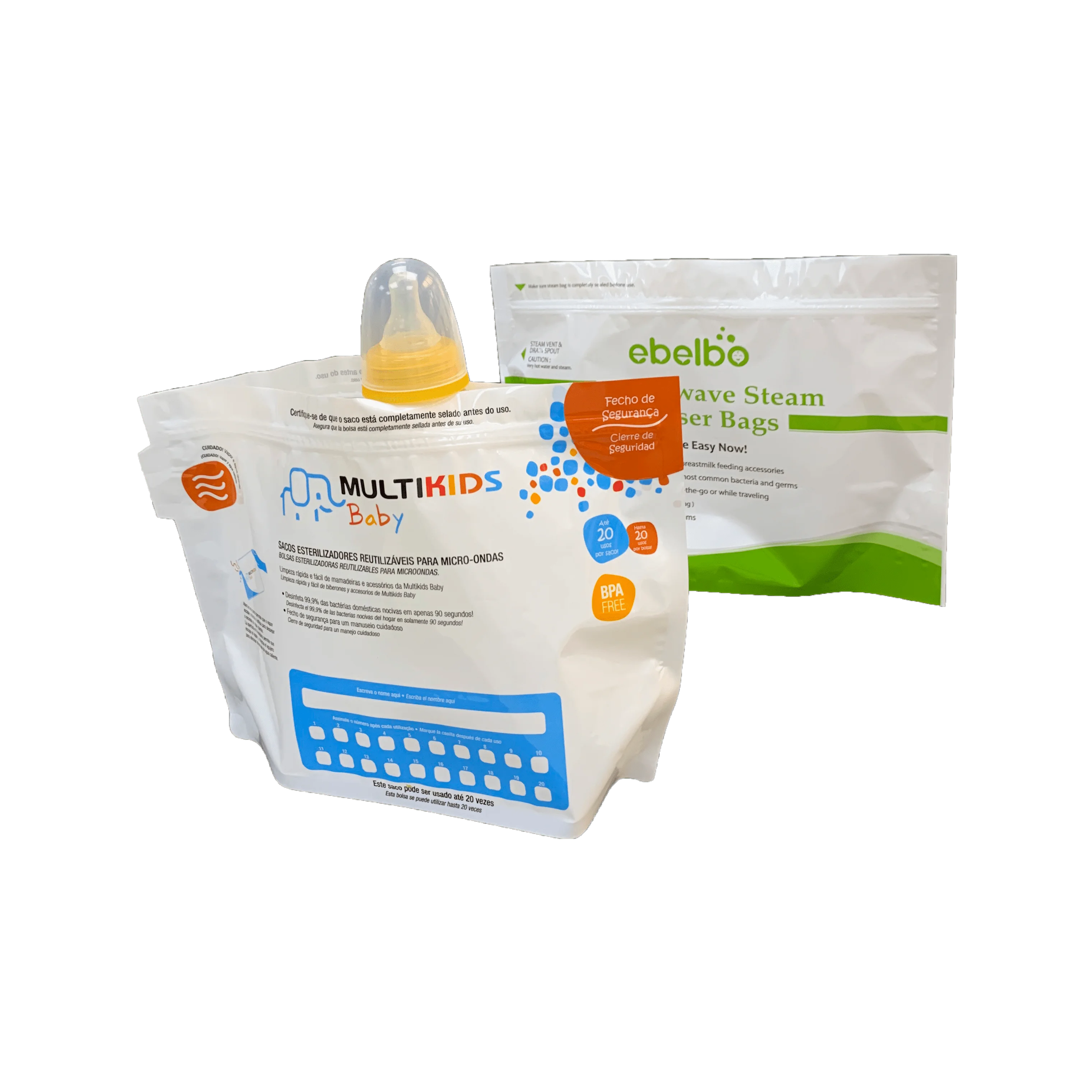 Ziplock Stand Up Sterilizer Microwave Plastic Bag For Baby Using Buy