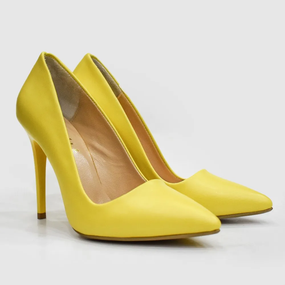 Turkey Women's Matte Purple Pu Leather Ladies Pumps High Heel Stiletto