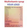 3900 pcs Multivitamin syrup (your logo) 125ml. glass bottles plus outer brand box (your logo) / 1 pallet = 3900 pcs for 4875 USD