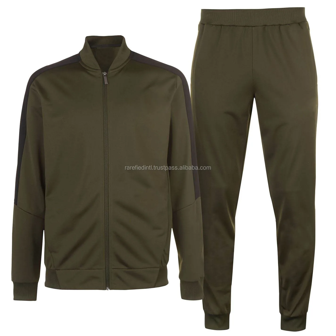 olive green tracksuit mens