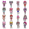 recent popular patch big eye patch with led light figure sequin little girl led embroidered patch for T-shirt
