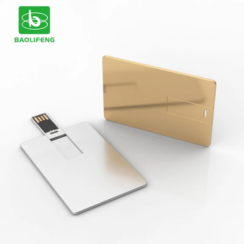 Wholesale Usb Stick Metal Credit Card Usb Flash Drive Business Card Flash Drive Custom Logo Pen