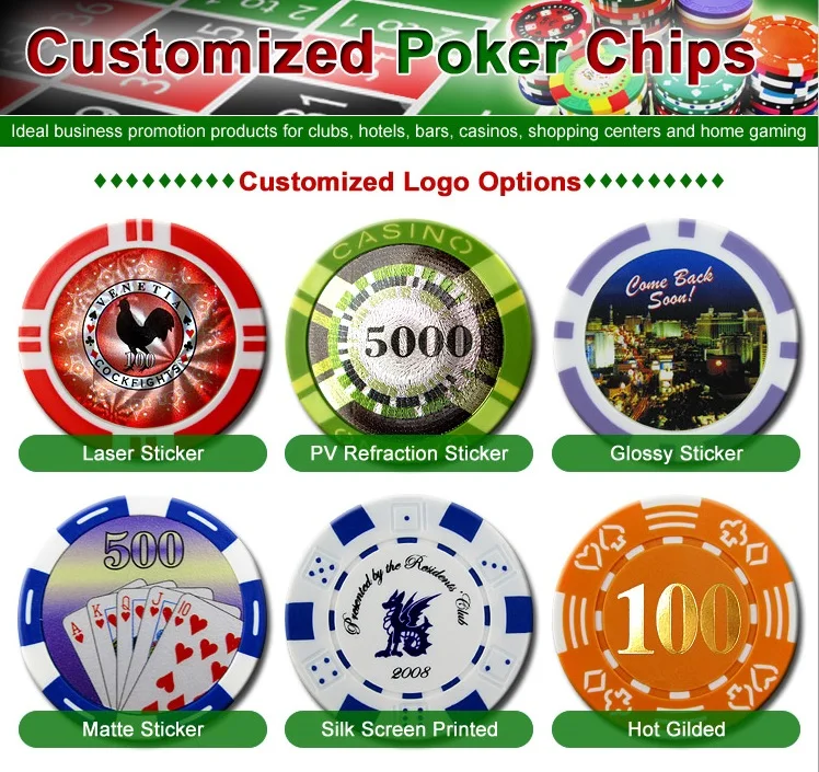 Wholesale Promotional Poker Chips Kit Ecofriendly Abs Cheap Custom
