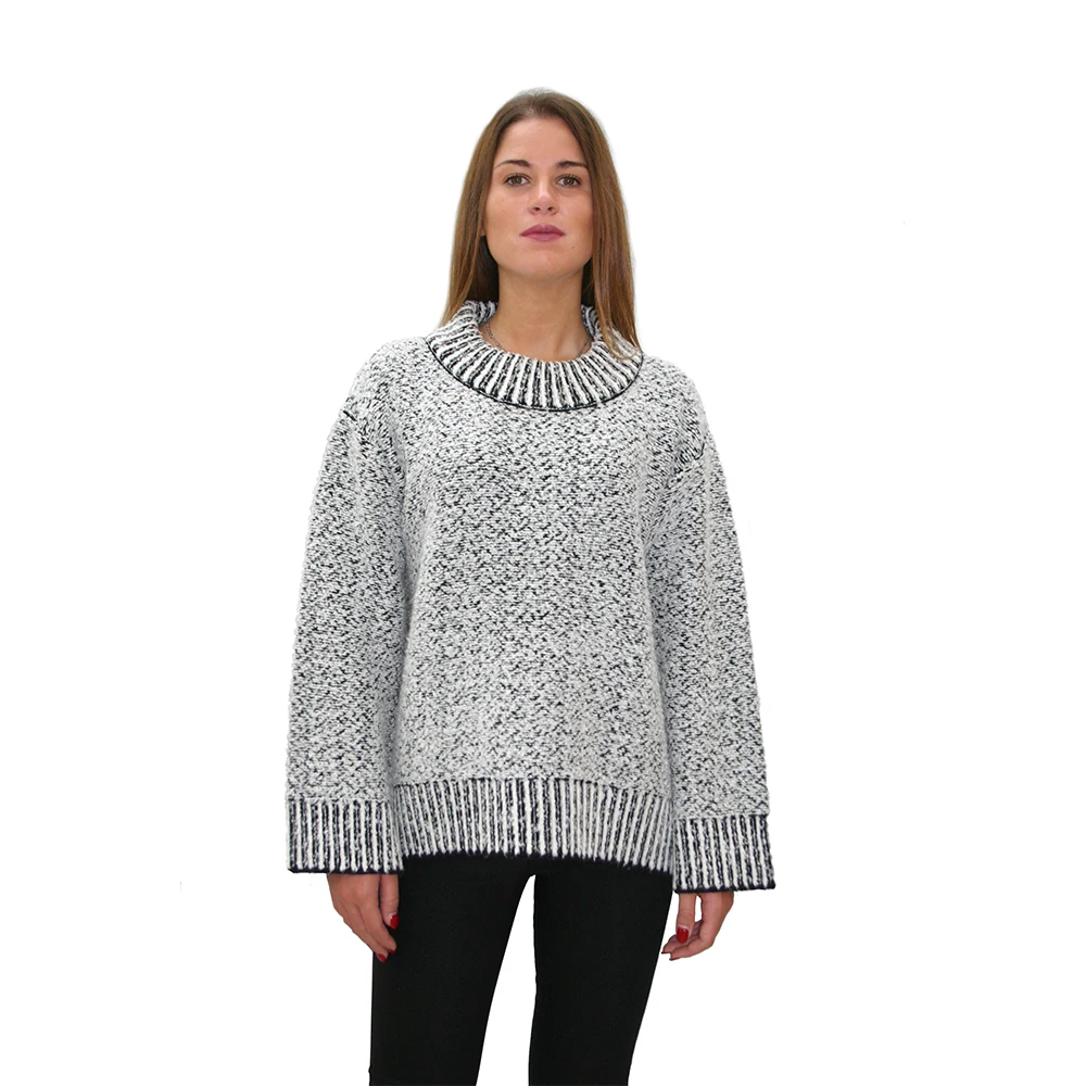 Womens Cashmere Crew-neck Sweater Made In Italy - Buy Sweater,Sweater ...