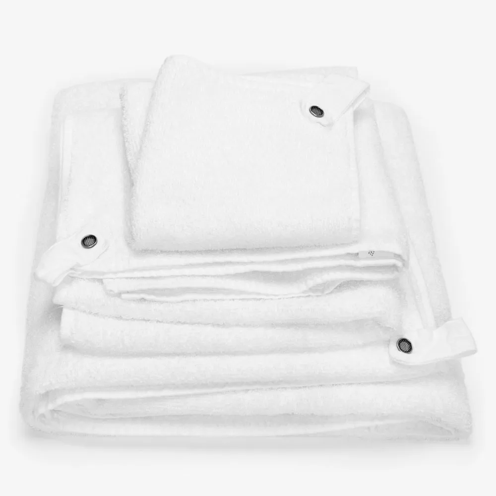 100 Cotton White Terry Double Loop Small 35*75cm Face Towel Buy 1/6 Wholesale White Terry