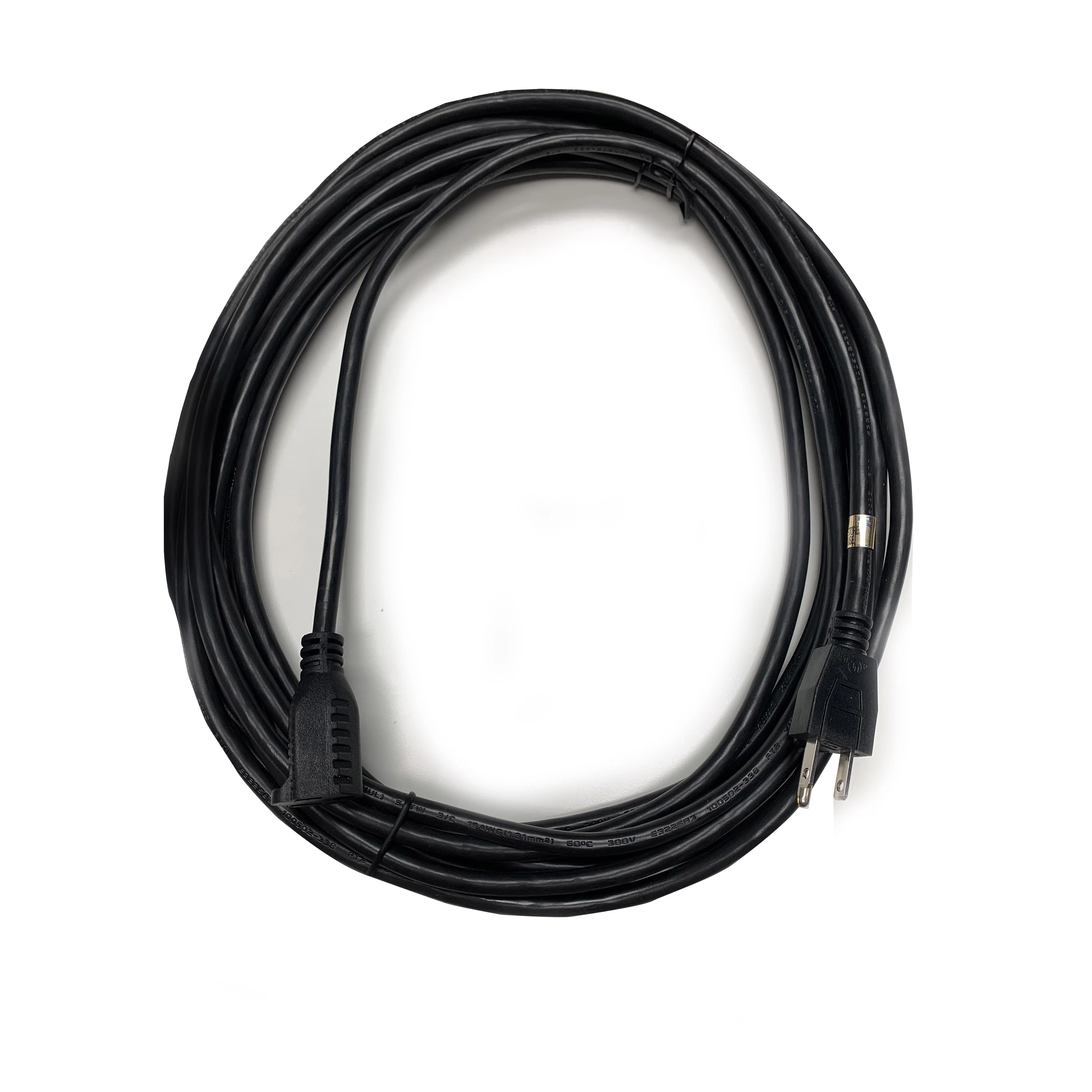 Americord Nema 5-15p 16/3 Sjtow 105c Black 25 Ft Extension Cord 110v ...