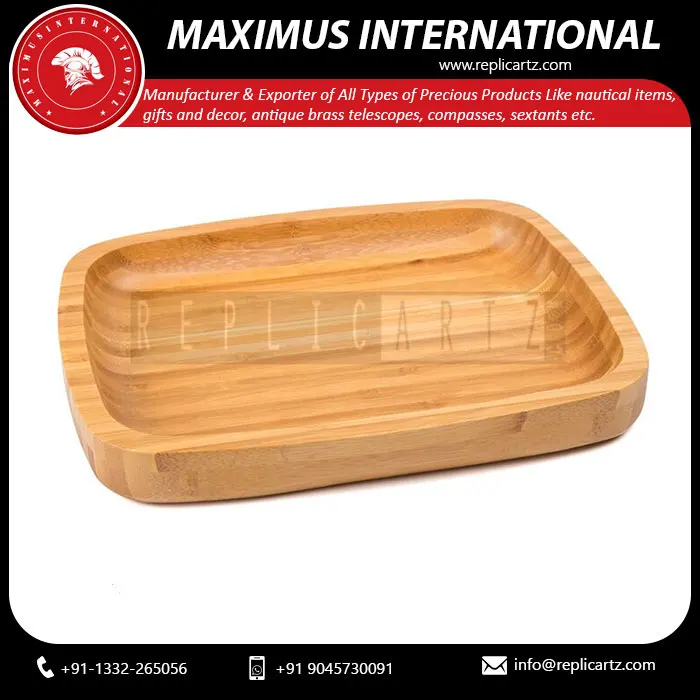 Wooden Snack Coffee Serving Tray Serving Tray For Eating Food Coffee