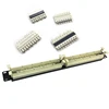 Krone 110 Type 100 Pairs Wiring Terminal Block 19'' Rack Mounted Telephone Data And Voice Patch Panel