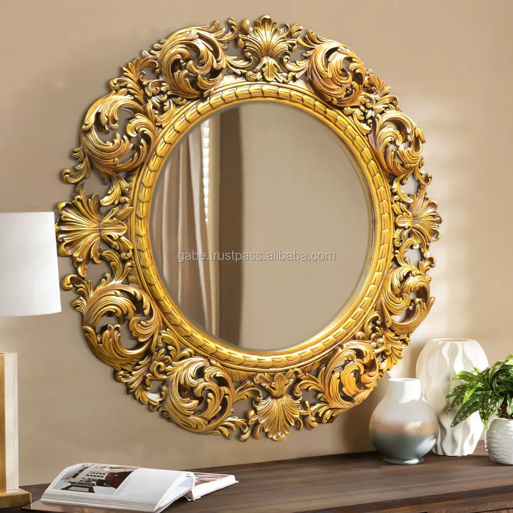 Specchio design con cornice in legno massello di cedro con bordo